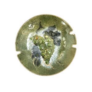 Sascha Brastoff MCM Enamel Copper Grape Plate Tray